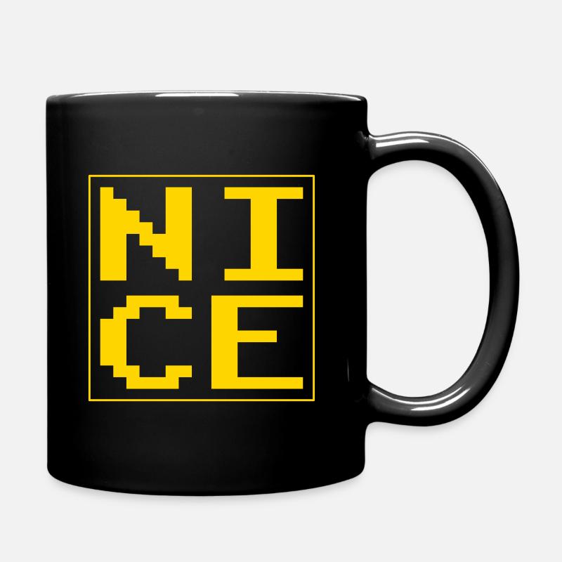NICE - Tasse einfarbig - Schwarz