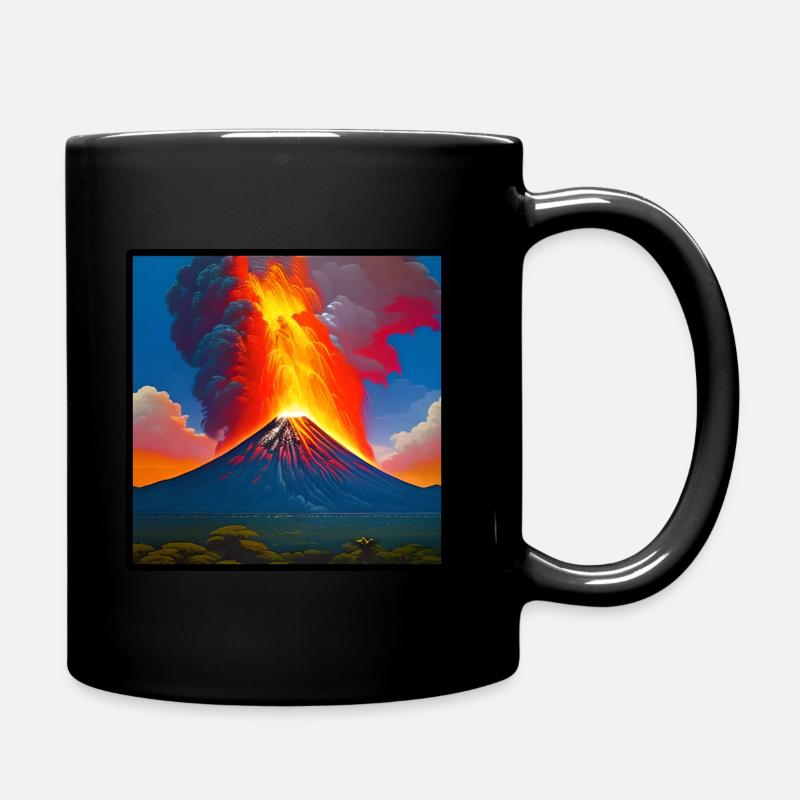 Volcano - Mug uni - noir