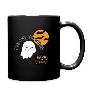 Too cute to spook - Full Colour Mug - black - Right