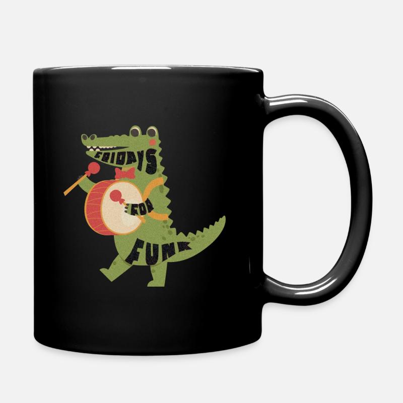 Croc - Full Colour Mug - black