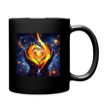 Eating disorder symbol - Full Colour Mug - black - Right