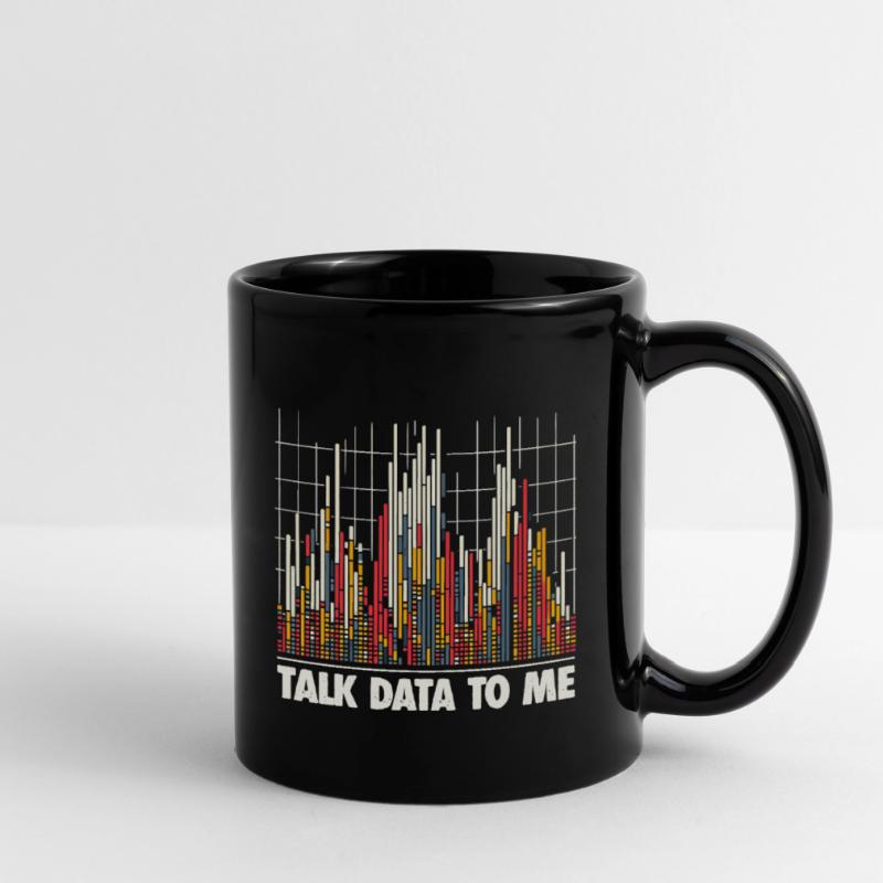 Talk Data To Me - Funny Data Analyst Gift Full Colour Mug
