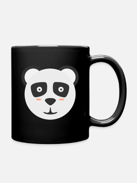 Cute Panda - Full Colour Mug - black