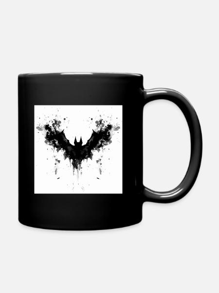 Rorschach Bat - Full Colour Mug - black