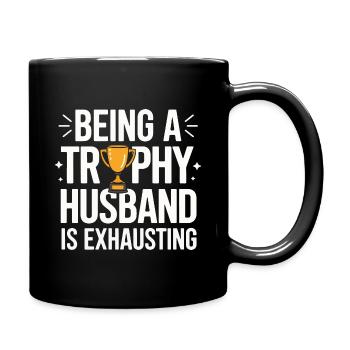 Husband, Spouse, Family, Wedding - Full Colour Mug - black - Right