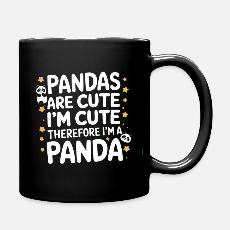 Panda Ours Panda Animal Pandas - Mug uni - noir