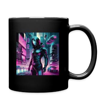 Dark2 - Tasse einfarbig - Schwarz - Rechts