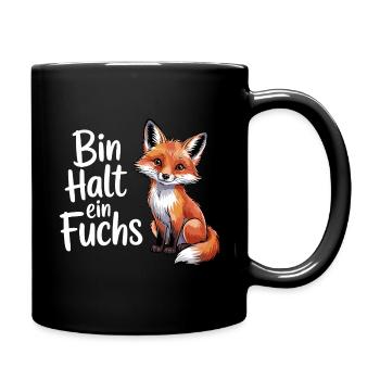 Je ne suis qu’un écolier intelligent Fox Clever - Mug uni - noir - Droite