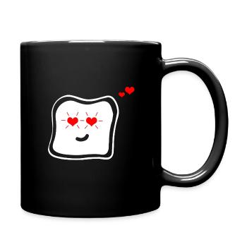 Tartine - Mug uni - noir - Droite