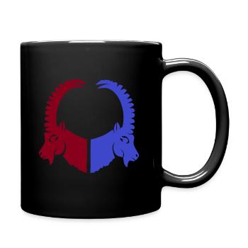 Capricorn animal zodiac sign - Full Colour Mug - black - Right
