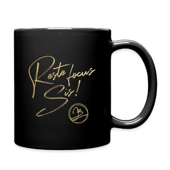Les Boss Ladies (gold) - Mug uni - noir - Droite