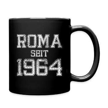 Roma und stolz darauf seit 1964 - Tasse einfarbig - Schwarz - Rechts