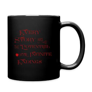every history and infinites endings - Full Colour Mug - black - Right