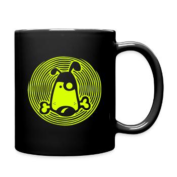 Spiral Dog Head - Full Colour Mug - black - Right