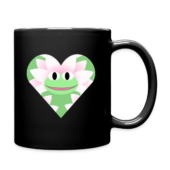 Froschkönig - Tasse einfarbig - Schwarz - Rechts