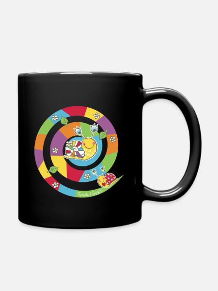 Snail game - Full Colour Mug - black