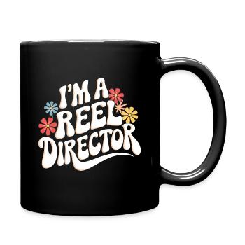 Filmemacher Filmregisseur Kameramann Film - Tasse einfarbig - Schwarz - Rechts
