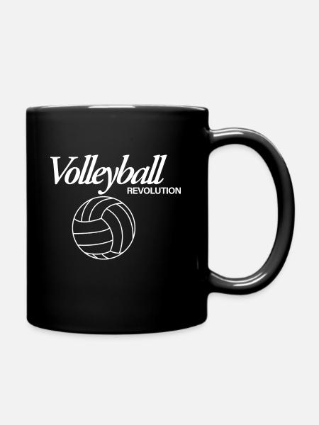 Volleyball Revolution - Full Colour Mug - black
