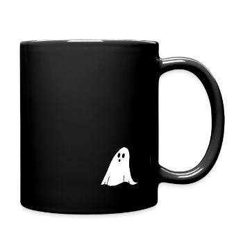 Ghost white - Tasse einfarbig - Schwarz - Rechts