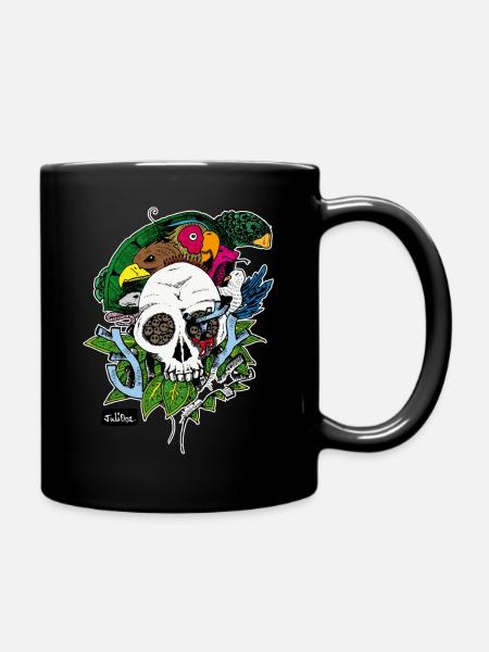 Natur - Tasse einfarbig - Schwarz