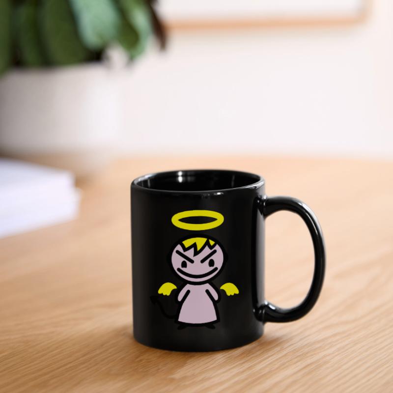 böser Engel Tasse einfarbig