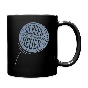 Heuer - Tasse einfarbig - Schwarz - Rechts