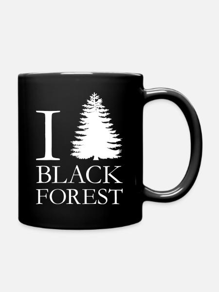I LOVE BLACK FOREST - Tasse einfarbig - Schwarz