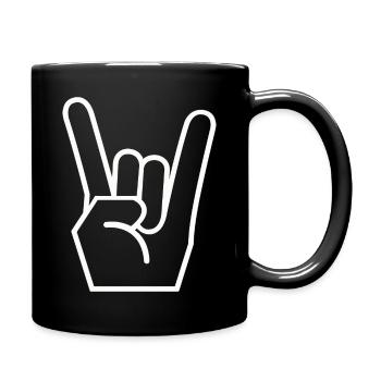 French fork - Full Colour Mug - black - Right
