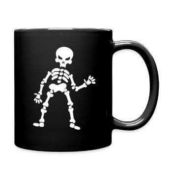skeleton - Full Colour Mug - black - Right