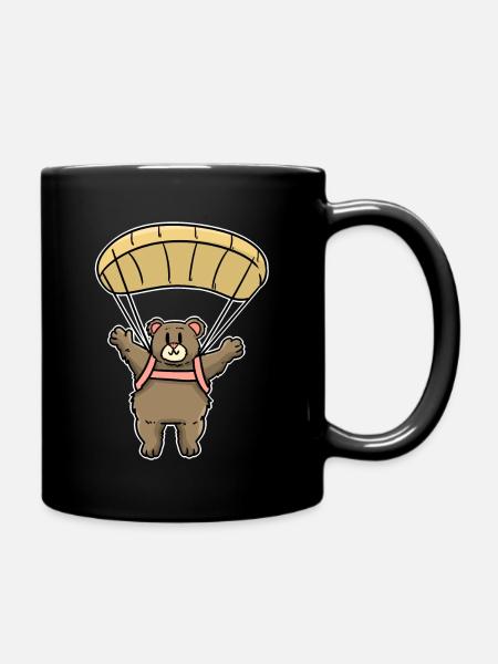 Ours Parapente - Mug uni - noir