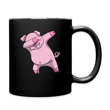 Dabbing pig dab sow shirt enfants victoire poses - Mug uni - noir - Droite
