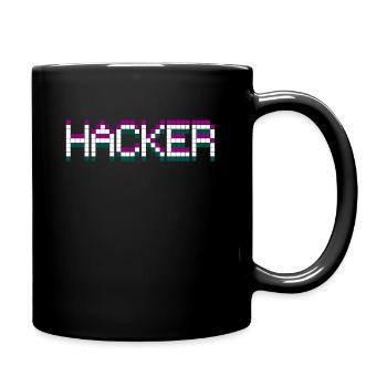 HACKER SHIRT - Tasse einfarbig - Schwarz - Rechts