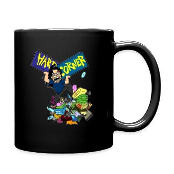 Hard Corner Logo - Full Colour Mug - black - Right