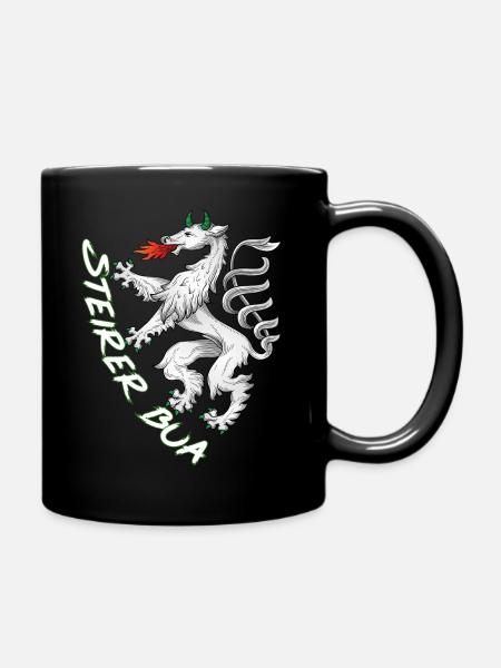 Steiermark - Tasse einfarbig - Schwarz