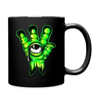 Alien Hand color - Full Colour Mug - black - Right