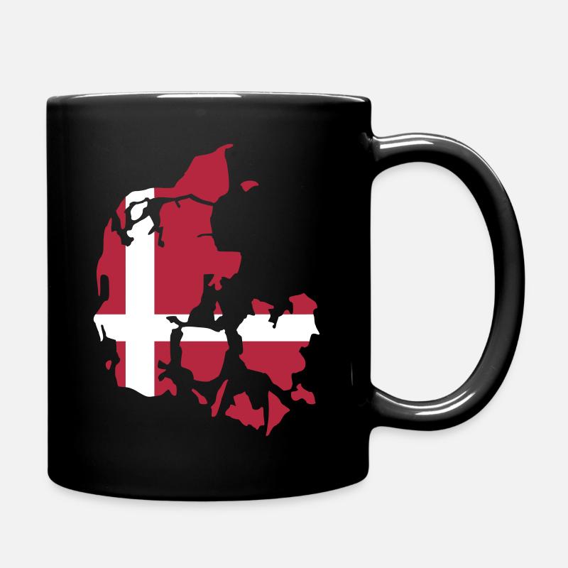 Denmark - Full Colour Mug - black