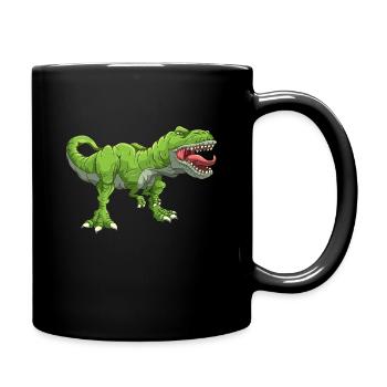 Tyrannosaurus T Rex dinosaur Dino - Full Colour Mug - black - Right