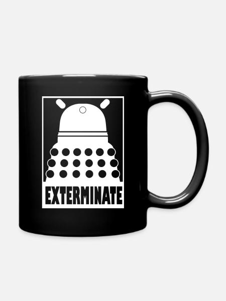 Exterminate - Full Colour Mug - black