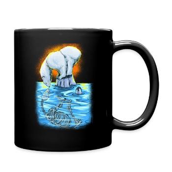 Polarbear World Bear Environnement Nature Protection des animaux Animal - Mug uni - noir - Droite