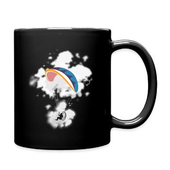 Cadeaux de paramoteur paramotor et parapentiste - Mug uni - noir - Droite