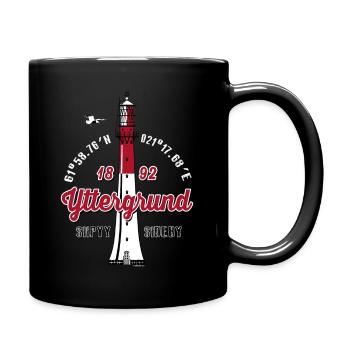 YTTERGRUND LIGHTHOUSE TEXTILES ET CADEAUX. - Mug uni - noir - Droite