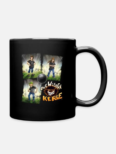 Die Wilden Kerle Quartett Logo - Tasse einfarbig - Schwarz