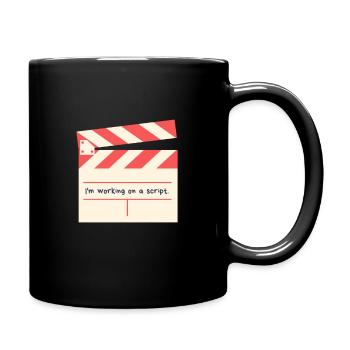 I'm Working On A Script - Full Colour Mug - black - Right