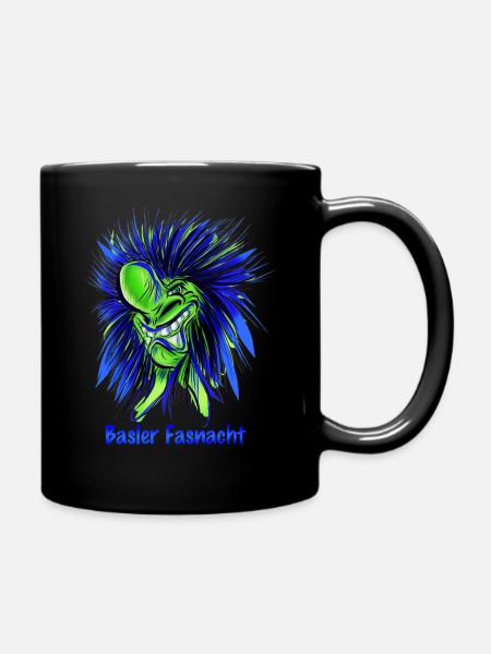 WAGGIS FACE BLUE - Tasse einfarbig - Schwarz
