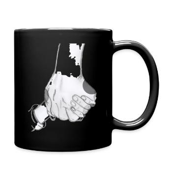 my children, my strength - Full Colour Mug - black - Right