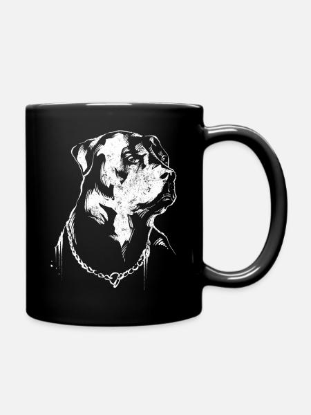 rottweiler - Mug uni - noir
