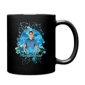 Mako Einfach Meerjungfrau Erik - Tasse einfarbig - Schwarz - Rechts