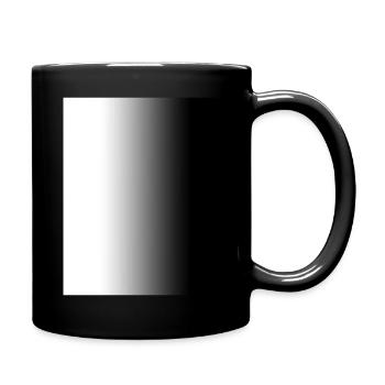 black and white - Full Colour Mug - black - Right