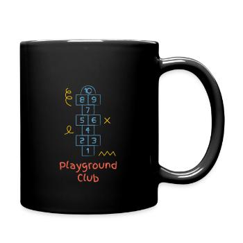 Playground Club - Tasse einfarbig - Schwarz - Rechts