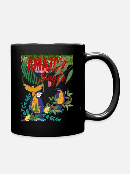Amazonas - Tasse einfarbig - Schwarz